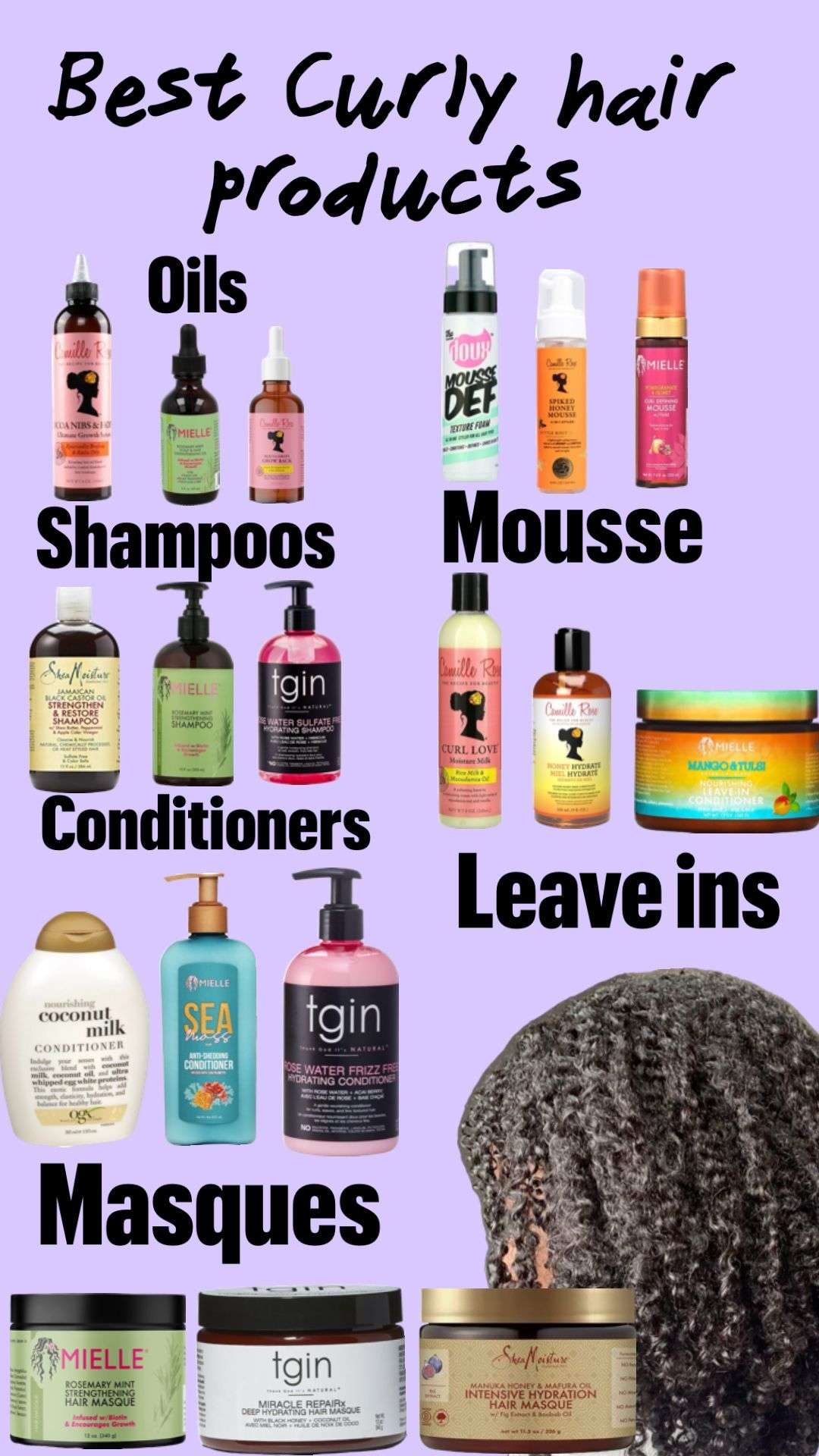 découvrez notre sélection de produits naturels pour cheveux bouclés, conçus pour nourrir, définir et sublimer vos boucles en douceur.