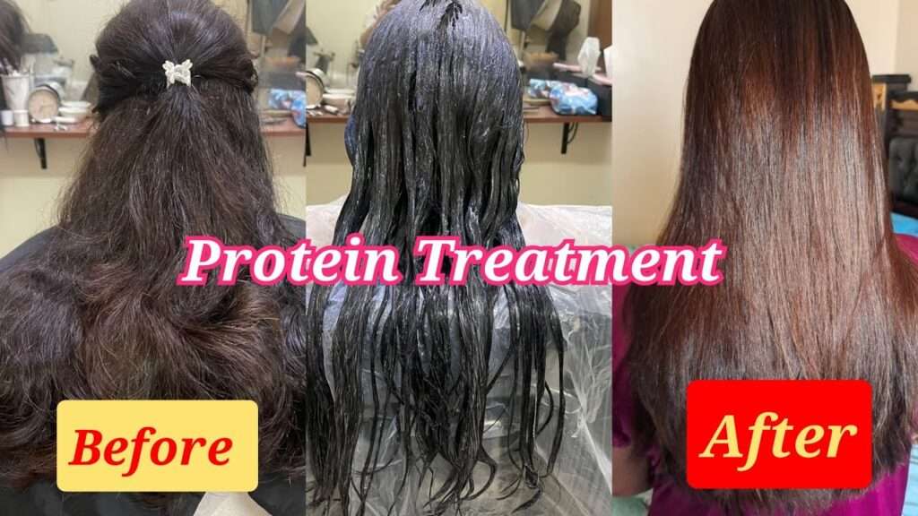 traitement capillaire à la protéine pour revitaliser et renforcer vos cheveux, leur apportant douceur et éclat durable.