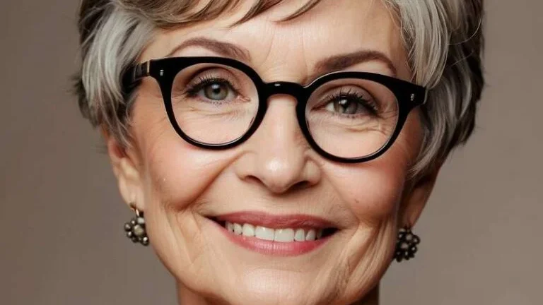 découvrez des idées de coiffures élégantes et adaptées aux femmes de 70 ans portant des lunettes, pour un look moderne et charmant.